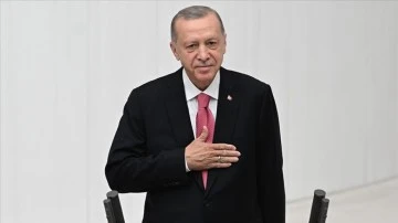 Cumhurbaşkanı Erdoğan, TBMM’de yemin etti