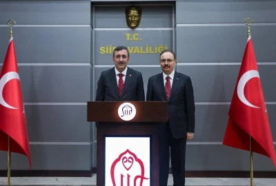 Cumhurbaşkanı Yardımcısı Yılmaz, Siirt Valiliğini ziyaret etti