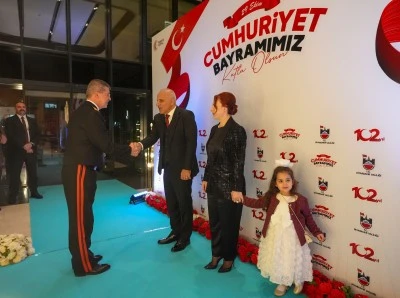 Cumhuriyet Bayramı resepsiyonu yapıldı