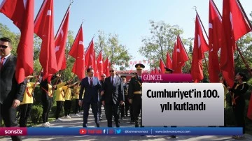 Cumhuriyet'in 100. yılı kutlandı