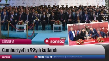 Cumhuriyet&rsquo;in 99.yılı kutlandı