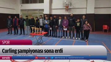 Curling şampiyonası sona erdi