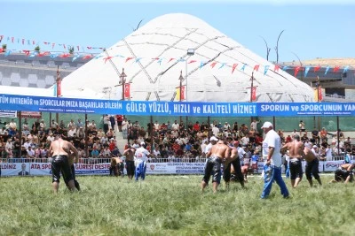 CW Enerji T&uuml;rkiye Yağlı G&uuml;reş Ligi'nin 2. etabı, Gaziantep'te başladı