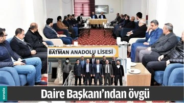 DAİRE BAŞKANI&rsquo;NDAN &Ouml;VG&Uuml;