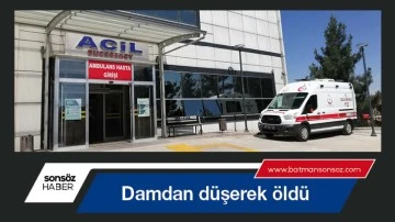 Damdan d&uuml;şerek &ouml;ld&uuml;