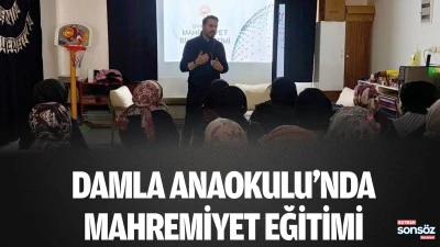Damla Anaokulu&rsquo;nda mahremiyet eğitimi 