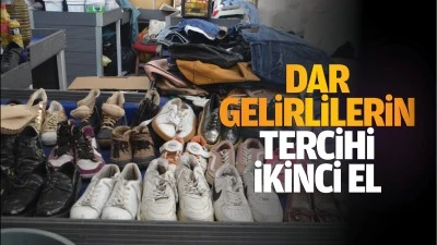 Dar gelirlilerin tercihi, ikinci el kıyafet pazarı&hellip;