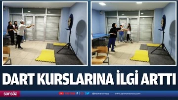 Dart kurslarına ilgi arttı