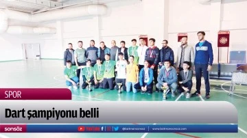 Dart şampiyonu belli