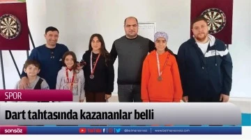 Dart tahtasında kazananlar belli