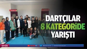 Dart&ccedil;ılar 8 kategoride yarıştı
