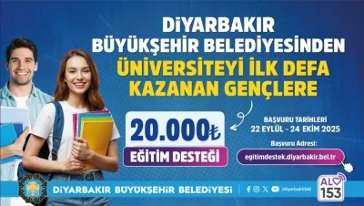 DBB'den &uuml;niversiteye ilk kez yerleşen &ouml;ğrencilere eğitim desteği