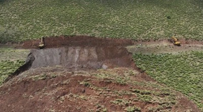 DBB ekipleri 1750 dekar &ccedil;eltik arazisini susuz kalmaktan kurtardı