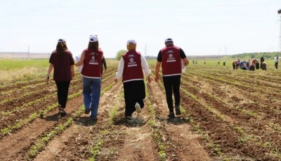 DBB ekiplerinden tarım emek&ccedil;ilerine dayanışma ziyareti