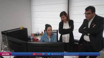 DBB Eş Başkanları birimleri denetledi