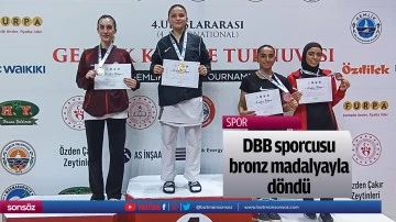 DBB sporcusu bronz madalyayla d&ouml;nd&uuml;