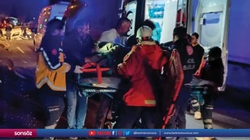 Ddevrilen otomobildeki 3'&uuml; &ccedil;ocuk 8 kişi yaralandı