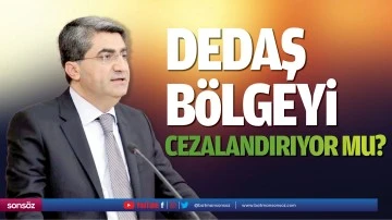DEDAŞ, b&ouml;lgeyi cezalandırıyor mu?