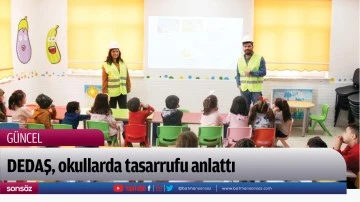 DEDAŞ, okullarda tasarrufu anlattı
