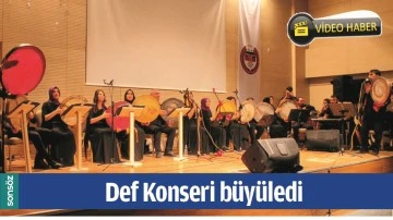 DEF KONSERİ B&Uuml;Y&Uuml;LEDİ
