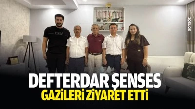 Defterdar Şenses, gazileri ziyaret etti