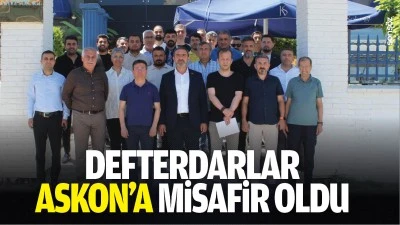 Defterdarlar, ASKON&rsquo;a misafir oldu