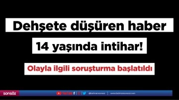Dehşete d&uuml;ş&uuml;ren haber