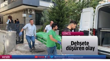 Dehşete d&uuml;ş&uuml;ren olay