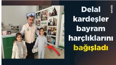 Delal kardeşler bayram har&ccedil;lıklarını bağışladı