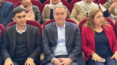 DEM Parti Eş Genel Başkanı Bakırhan, partisinin Mardin İl Kongresine katıldı