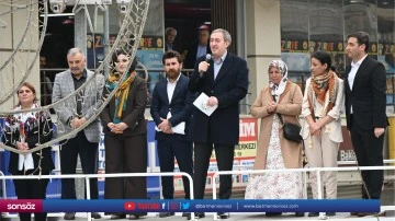 DEM Parti Eş Genel Başkanı Bakırhan, Siirt'te mitinge katıldı