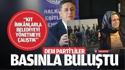 DEM Parti&rsquo;liler, basınla buluştu
