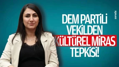 DEM Partili Vekilden k&uuml;lt&uuml;rel miras tepkisi!