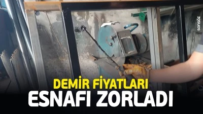 Demir fiyatları esnafı zorladı