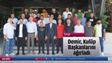 Demir, Kul&uuml;p başkanlarını ağırladı