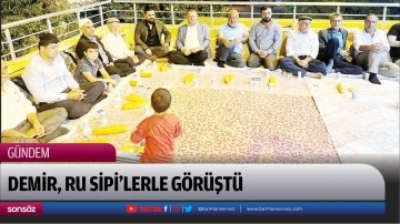 Demir, ru sipi&rsquo;lerle g&ouml;r&uuml;şt&uuml;