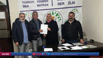 Demirhan, DEM Parti&rsquo;den Beşiri Belediye Eş Başkan aday adayı oldu