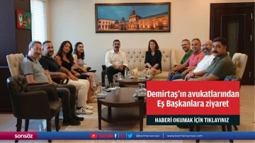 Demirtaş&rsquo;ın avukatlarından Eş Başkanlara ziyaret