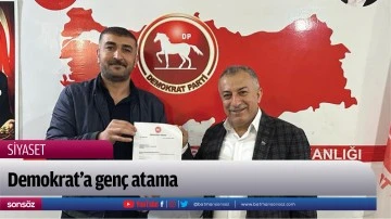 Demokrat&rsquo;a gen&ccedil; atama 