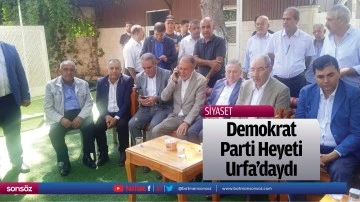 Demokrat Parti Heyeti, Urfa&rsquo;daydı