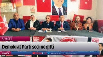 Demokrat Parti se&ccedil;ime gitti