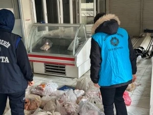 Denetimlerde son kullanma tarihi ge&ccedil;en 278 kg ete el konuldu