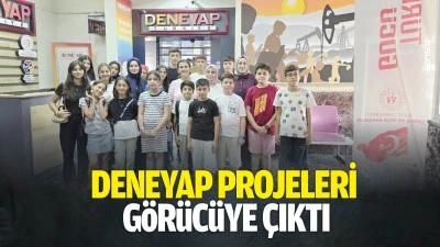 DENEYAP projeleri g&ouml;r&uuml;c&uuml;ye &ccedil;ıktı