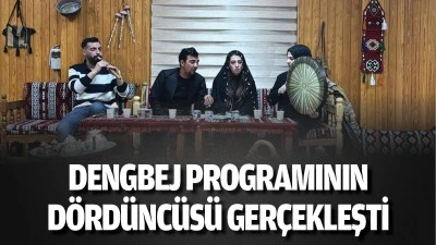 Dengbej programının d&ouml;rd&uuml;nc&uuml;s&uuml; ger&ccedil;ekleşti  