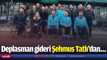 Deplasman gideri Şehmus Tatlı&rsquo;dan&hellip;