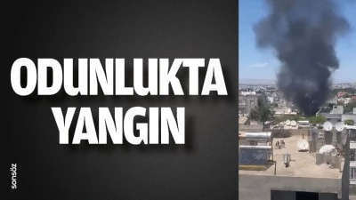 Depo ve odunlukta yangın