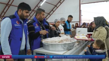 Deprem b&ouml;lgesinde ilk iftar