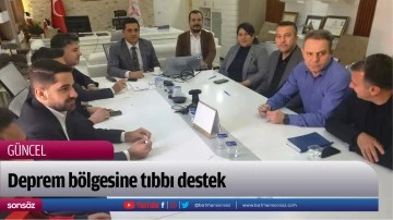 Deprem b&ouml;lgesine tıbbi destek