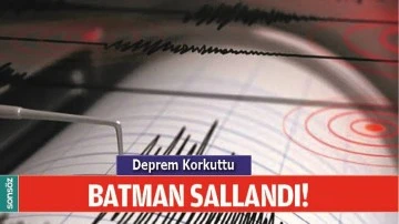 Deprem korkuttu