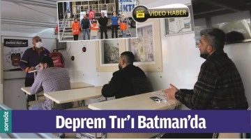 DEPREM TIR&rsquo;I BATMAN&rsquo;DA